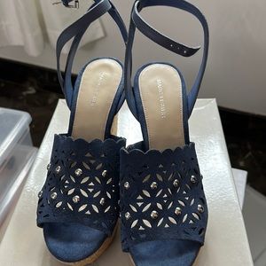 Marc fisher blue wedges